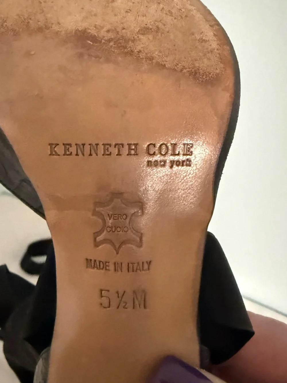 Kenneth Cole Black Pointed Lace-Up Women’s Pumps! - Picture 11 of 11